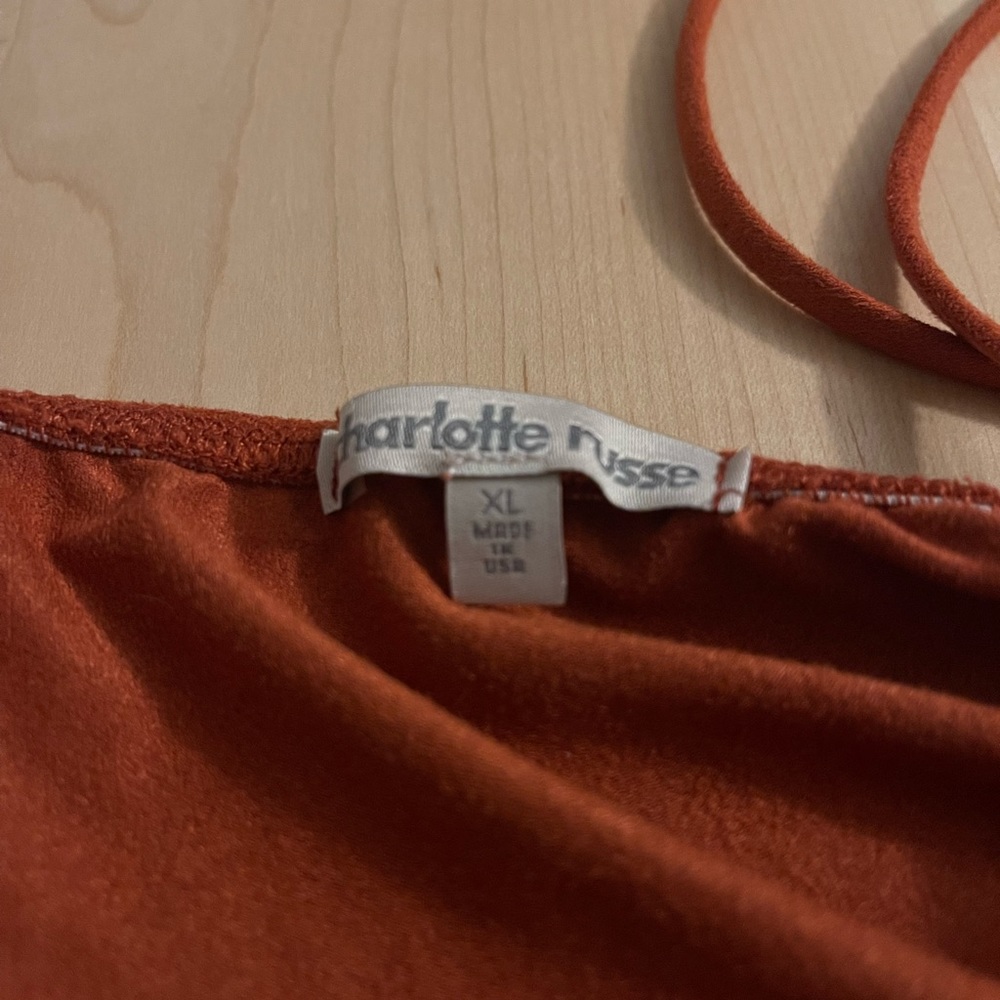Burnt Orange High/Low Dress - Picture 5 of 5